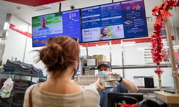 Domino’s corporate and franchise-owned stores across the U.S. joined forces to raise $13.6 million to support St. Jude Children’s Research Hospital® in 2021, primarily through the annual St. Jude Thanks and Giving® campaign.