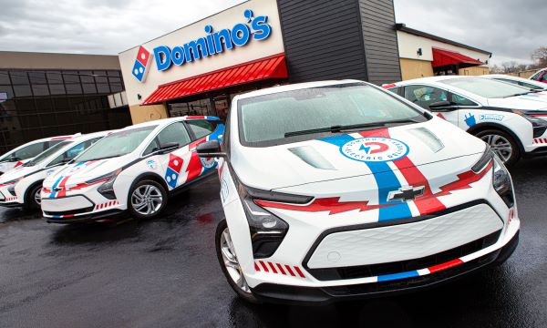 Domino's to Roll Out Nationwide Fleet of 800 Chevy Bolt Electric Vehicles