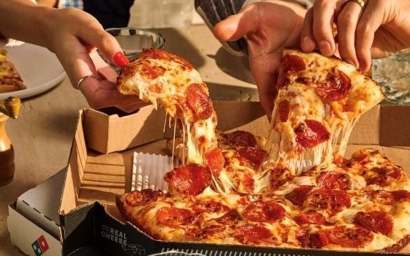 Domino's menu-priced pizzas ordered online are 50% off from March 18-24